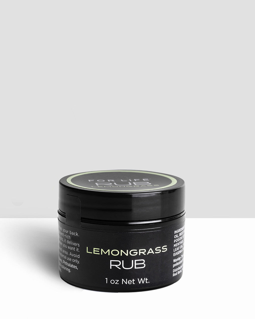 Lemongrass Scented Hemp Rub